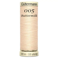 Haberdashery - Gütermann Sew-all thread 100m - Black/White/Grey/Cream/Yellow/Orange