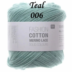 Rico Fashion Cotton Merino Lace Solid Colours