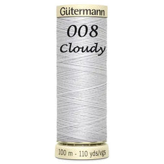 Haberdashery - Gütermann Sew-all thread 100m - Black/White/Grey/Cream/Yellow/Orange