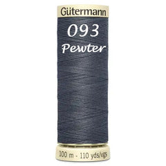 Haberdashery - Gütermann Sew-all thread 100m - Black/White/Grey/Cream/Yellow/Orange