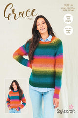 Stylecraft Grace Aran Pattern 10014 - Sweaters