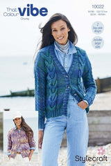 Stylecraft That Colour Vibe Chunky Pattern 10022 - Cardigans