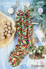 Stylecraft Winter Magic XL Super Chunky Pattern 10029 - Xmas Tree Skirt & Stocking