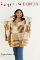 Hayfield Bonus Chunky Tweed Pattern 10344 - Poncho