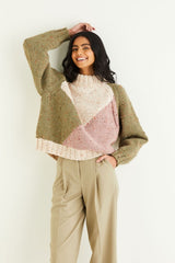 Hayfield Bonus Chunky Tweed Pattern 10345 - Sweater