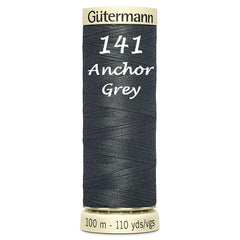 Haberdashery - Gütermann Sew-all thread 100m - Black/White/Grey/Cream/Yellow/Orange