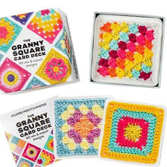 Book - The Granny Square Card Deck + Booklet 50 Mix & Match Designs