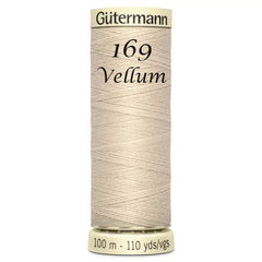 Haberdashery - Gütermann Sew-all thread 100m - Black/White/Grey/Cream/Yellow/Orange