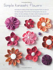 Japanese Fabric Flowers Book