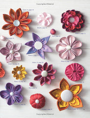 Japanese Fabric Flowers Book