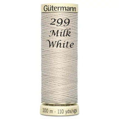 Haberdashery - Gütermann Sew-all thread 100m - Black/White/Grey/Cream/Yellow/Orange