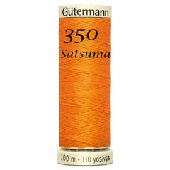 Haberdashery - Gütermann Sew-all thread 100m - Black/White/Grey/Cream/Yellow/Orange