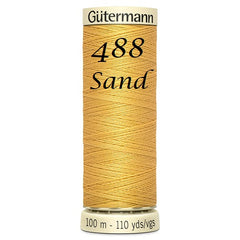 Haberdashery - Gütermann Sew-all thread 100m - Black/White/Grey/Cream/Yellow/Orange