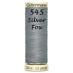 Haberdashery - Gütermann Sew-all thread 100m - Black/White/Grey/Cream/Yellow/Orange