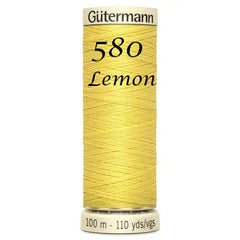 Haberdashery - Gütermann Sew-all thread 100m - Black/White/Grey/Cream/Yellow/Orange