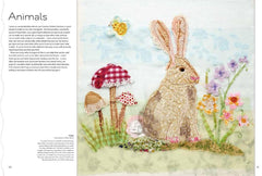 Applique Art Book - Freehand machine-embroidered pictures by Abigail Mill