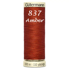 Haberdashery - Gütermann Sew-all thread 100m - Black/White/Grey/Cream/Yellow/Orange