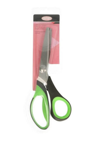 Haberdashery - Scissors - Opry Pinking shears softgrip Green