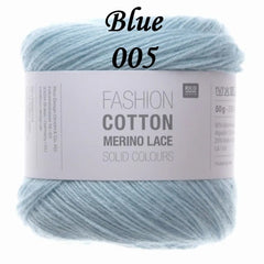 Rico Fashion Cotton Merino Lace Solid Colours