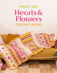 Hearts & Flowers CROCHET ALONG BLANKET