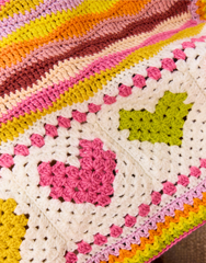 Hearts & Flowers CROCHET ALONG BLANKET