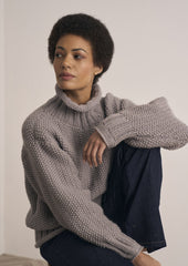 MODE at Rowan Chunky Wool Pattern MIP22 - Watton Sweater by Quail Studio