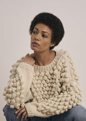 MODE at Rowan Chunky Wool Pattern MIP23 - Sheringham Sweater by Quail Studio