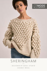 MODE at Rowan Chunky Wool Pattern MIP23 - Sheringham Sweater by Quail Studio