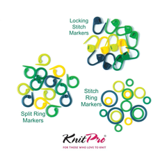 Haberdashery - KnitPro Locking Stitch Markers & Split Ring Stitch Markers