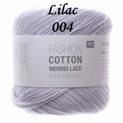 Rico Fashion Cotton Merino Lace Solid Colours