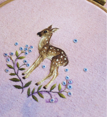 Needlepainted Woodland Animals Book by Chloe Giordano