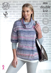 King Cole Drifter DK Pattern 4856 - Ladies' Cardigans