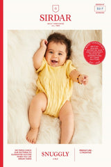 Sirdar Snuggly 3 Ply Pattern 5517 - Little Lacy Baby Romper