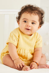Sirdar Snuggly 3 Ply Pattern 5517 - Little Lacy Baby Romper