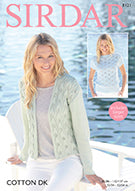 Sirdar Cotton DK Pattern 8121 - Jacket and Top