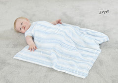 King Cole Baby Pure DK Pattern 5776 - Blankets