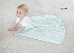 King Cole Baby Pure DK Pattern 5776 - Blankets