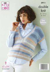 King Cole Beaches DK Pattern - 5911 Top and Sweater