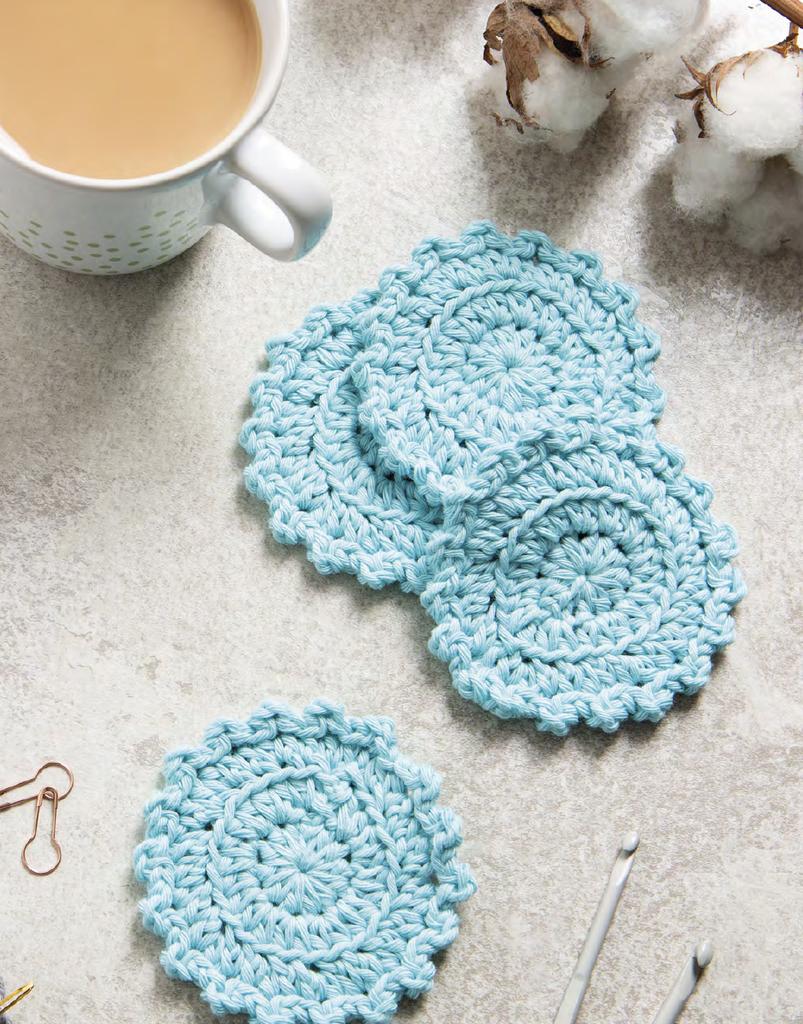 How to Crochet a Coaster - Bella Coco Crochet